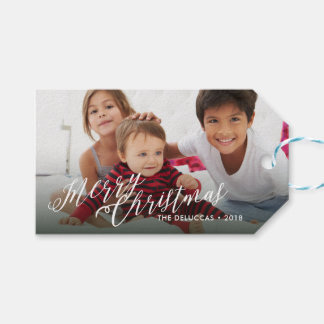 Étiquettes-cadeau Tag cadeau de vacances *Joyeux Scriptmas*