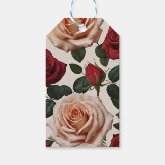 Étiquettes-cadeau Tag Cadeau international Roses de la Journée inter