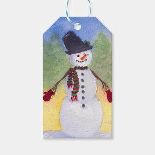 Étiquettes-cadeau Tag cadeau Noël Holiday Snowman