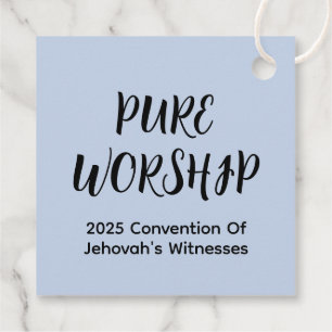 Étiquettes Cadeau Tag Cadeau personnalisé Pure Worship 2025 Conventi