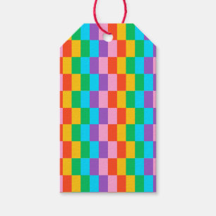 Étiquettes-cadeau Tag Cadeau Rainbow Steps - Gras & Coloré