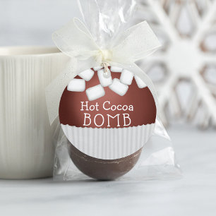 Étiquettes Cadeau Tag de bombe de cacao chaud