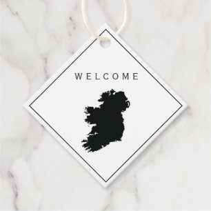 Étiquettes Cadeau Tag de cadeau de sac de bienvenue en Irlande, week