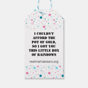 Étiquettes-cadeau Tag de cadeau Rainbow