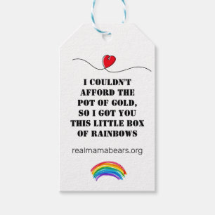 Étiquettes-cadeau Tag de cadeau Rainbow