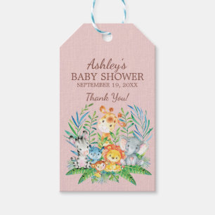 Étiquettes-cadeau Tag de cadeau Safari Jungle Baby shower Favoriser