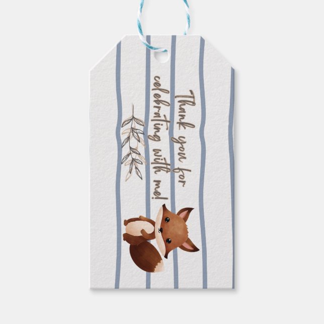 Étiquettes-cadeau Tag de la fête des bois (Devant)