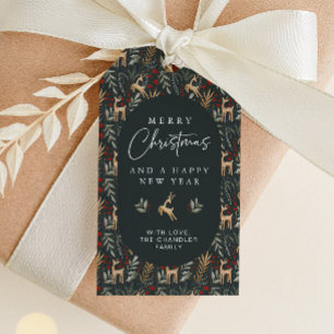 Étiquettes-cadeau Tag de Noël nordique Scandi Holiday Tag Deer
