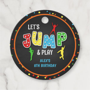 Étiquettes Cadeau Tag de préférence ronde pour l'anniversaire du Tra