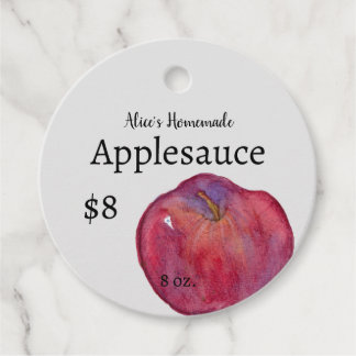 Étiquettes Cadeau Tag de prix Apple Conditionnement fait maison