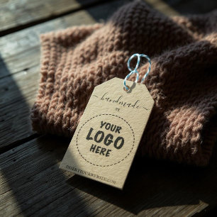 Étiquettes-cadeau Tag de prix artisanal Hang de votre logo Kraft de