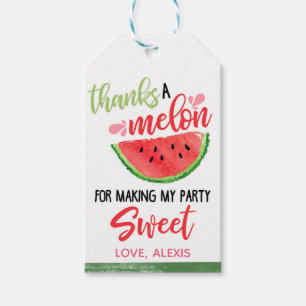 Étiquettes-cadeau Tag Favon Melon - Rouge