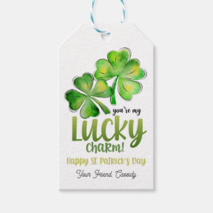Étiquettes-cadeau Tag Favor de la Saint Patrick's Day Lucky Charm Gi