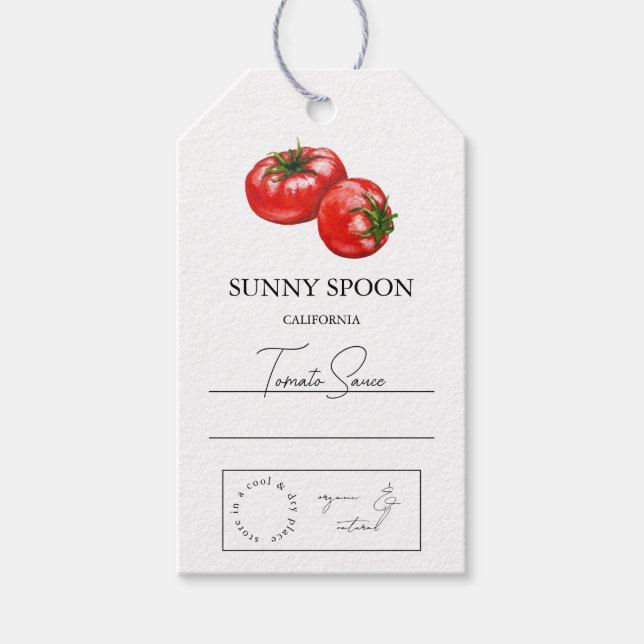 Étiquettes-cadeau Tag Hang Tomato (Devant)