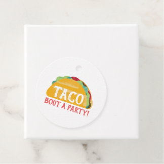 Étiquettes Cadeau Tag Taco Bout un Parti Favoriser