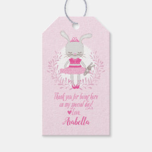 Étiquettes-cadeau Tag Tutu Cute Bunny Merci Party Favoriser