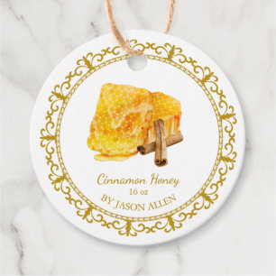 Étiquettes Cadeau Tag vintage Honeypeb Cinnamon infusé Honey Hang
