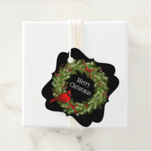 Étiquettes Cadeau Tag-Wreath