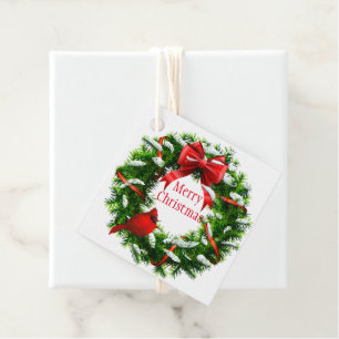 Étiquettes Cadeau Tag-Wreath