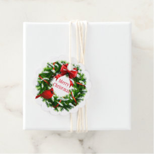 Étiquettes Cadeau Tag-Wreath