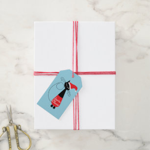 Étiquettes-cadeau Tags cadeaux de Noël père Noël Claws