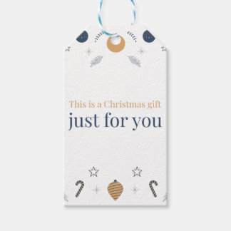 Étiquettes-cadeau Tags cadeaux de Noël - Personnalisé et Festif