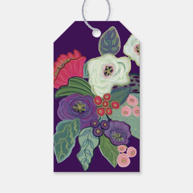 Étiquettes-cadeau Tags cadeaux Festive (Devant)