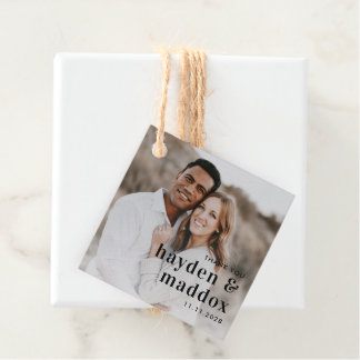 Étiquettes Cadeau Tags de notre mariage de moment Favor