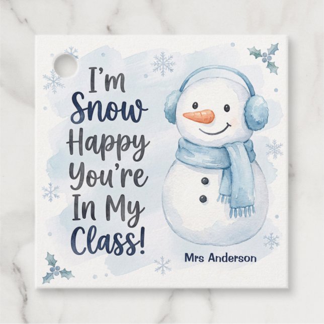 Étiquettes Cadeau Tags favoris (Devant)