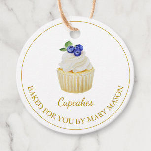 Étiquettes Cadeau Tags favoris des gâteaux faits maison   Blanc