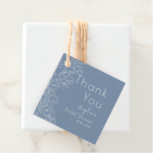 Étiquettes Cadeau Tags favoris pour une douche de mariée.