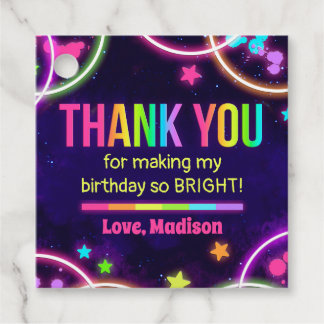 Étiquettes Cadeau Tags Feu arc-en-ciel Favoriser