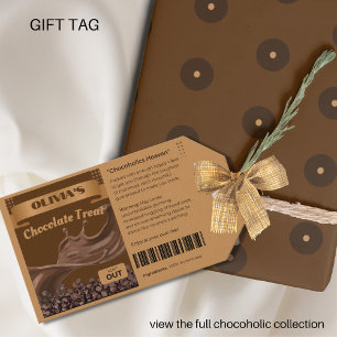 Étiquettes-cadeau Tags personnalisés pour les amateurs de chocolat T