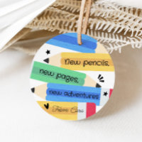 Tags préférés de l'école de crayon enseignant