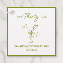 "Talk Thirty To Me" Sale Martini 30e anniversaire