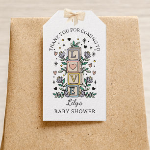 Étiquettes-cadeau Tarot Love Baby shower Merci Favoriser