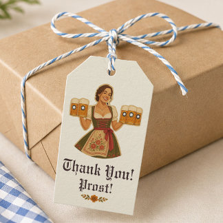 Étiquettes-cadeau Tasse de bière personnalisée pour Oktoberfest