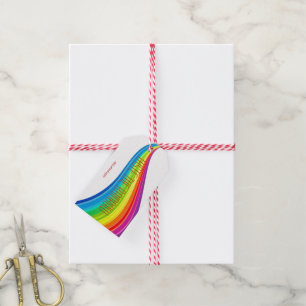 Étiquettes-cadeau Taste the Rainbow Hashtag Gift Tags