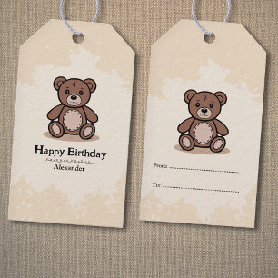 Étiquettes-cadeau Teddy Bear