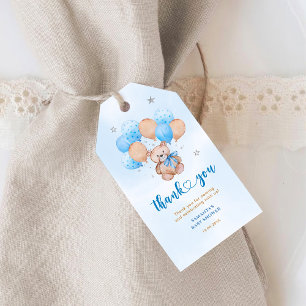 Étiquettes-cadeau Teddy Bear Merci Tags cadeaux