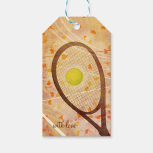 Étiquettes-cadeau Tennis Love