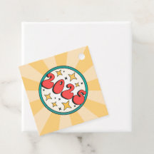 Texte super rétro chubby 2025 et étoiles