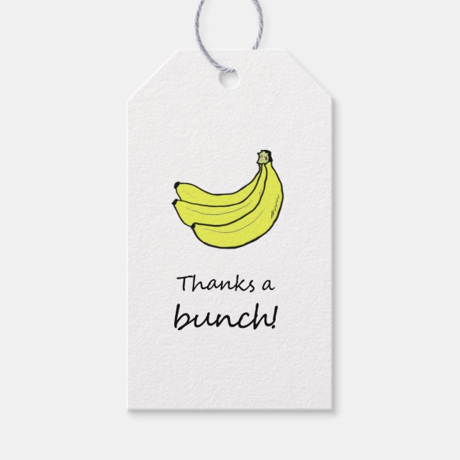 Étiquettes-cadeau Thanks a Bunch (Devant)