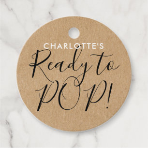 Étiquettes Cadeau Thème Champêtre Kraft Chic Écriture Prête à Explos