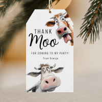 Thème de la vache | Merci de fête d'anniversaire