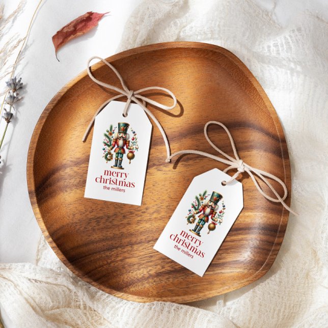 Étiquettes-cadeau Thème de Noël Nutcracker (Créateur téléchargé)