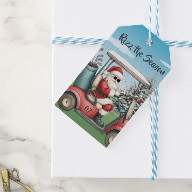 Étiquettes-cadeau Thème Golf Rizz la Saison 67 Nom (Créateur téléchargé)