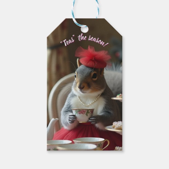 Étiquettes-cadeau "Thés" la saison (Devant)