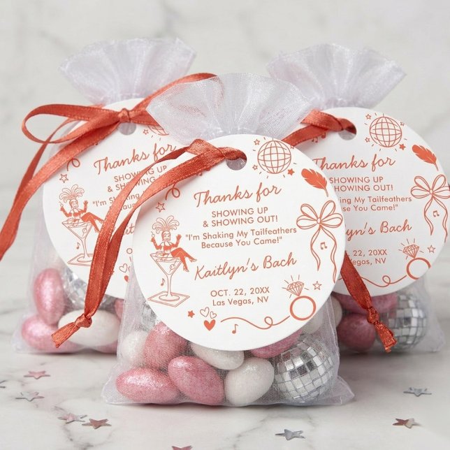 Étiquettes Cadeau This Wife Is A Showgirl Bachelorette Party Favor (Créateur téléchargé)
