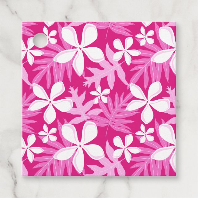 ÉTIQUETTES CADEAU TIARE (ROSE) (Devant)